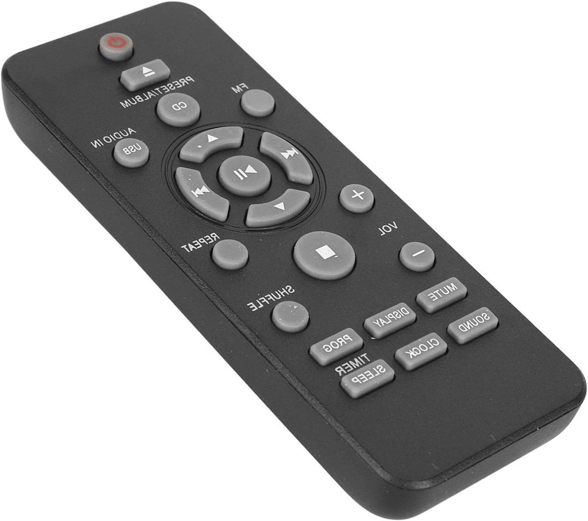 Universele Afstandsbediening voor HIFI CD-speler - Vervanging voor BTM2280 BTM2310 - Stabiel en Gevoelig - ABS-materiaal - Draagbaar en Duurzaam - Makkelijk te gebruiken.