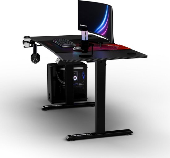 Elektrisch In Hoogte Verstelbaar Gaming Bureau met XXL Muispad — afbeelding 2