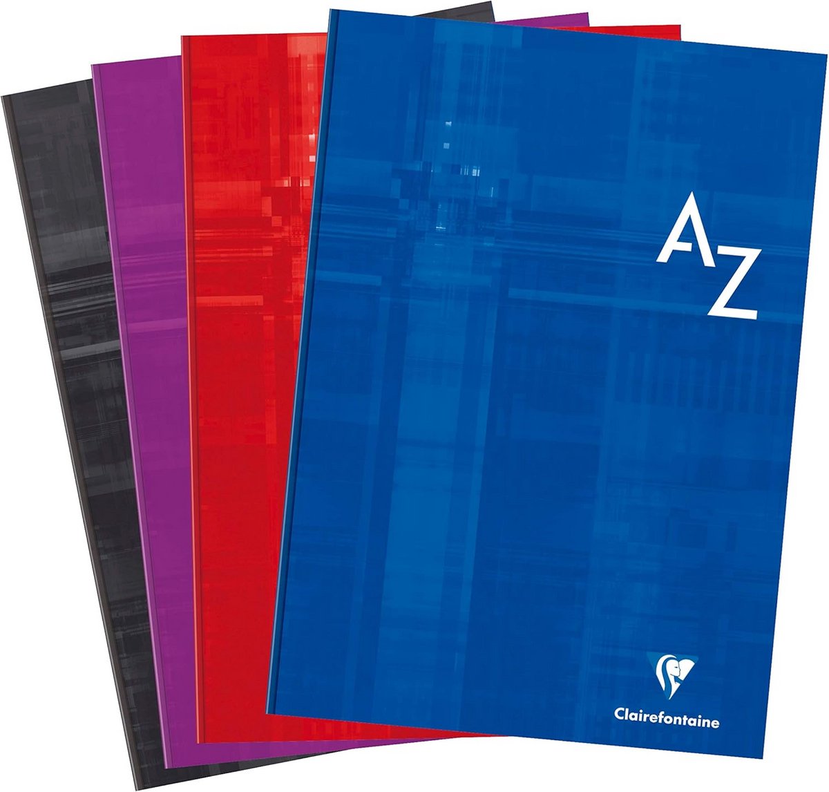 Notitieboek met Hardcover en Register - A4 - 192 Pagina's met Kleine Ruitjes