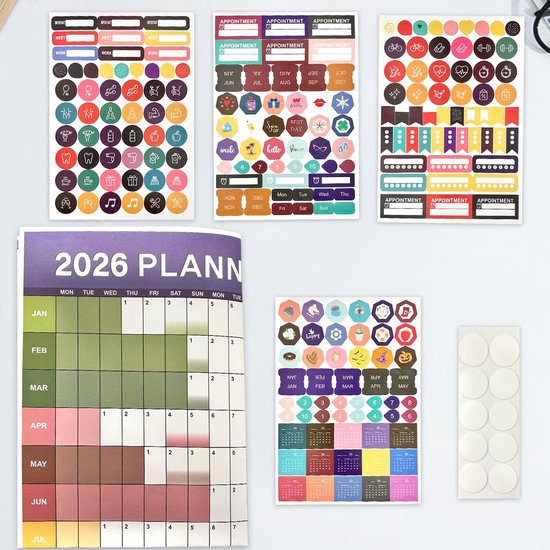 Jaarplanner 2026 XL Wandkalender Januari T m December Overzichtelijk Jaarplanner 2026 XL Wandkalender Januari T m December Overzichtelijk
