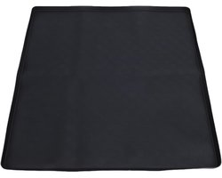 Apparaatmat Siliconen - Lekbak Mat - Bescherming Apparaten - Verhoogde Randen - 50x50cm - Zwart