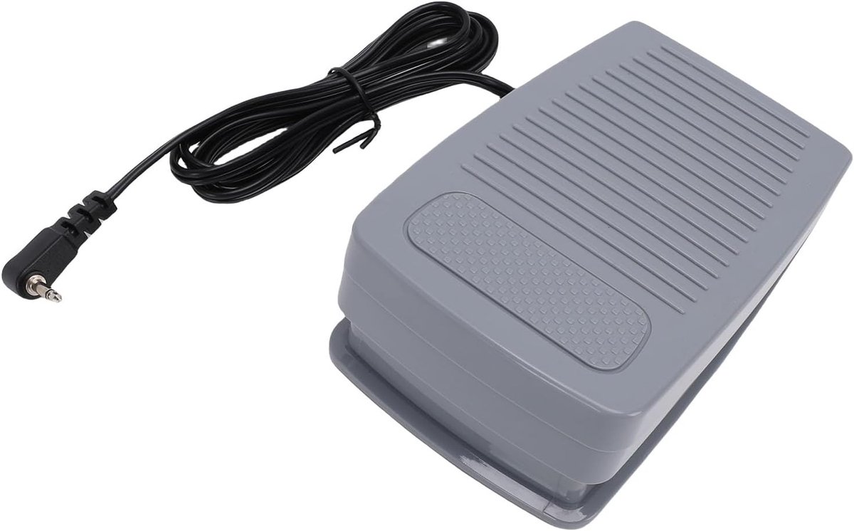 Naaimachine Pedaal - Voetpedaal Controller - Precisie Naaien - Brede Compatibiliteit - 1.6m Snoer - Zwart