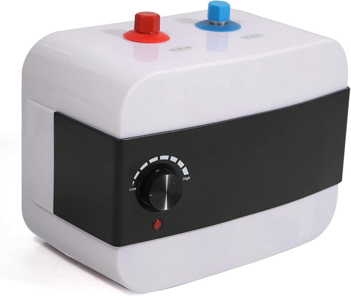 Elektrische Boiler Doorstroomverwarmer Keuken Direct Warm Water Instelbare Temperatuur 6 Liter Capaciteit Wit