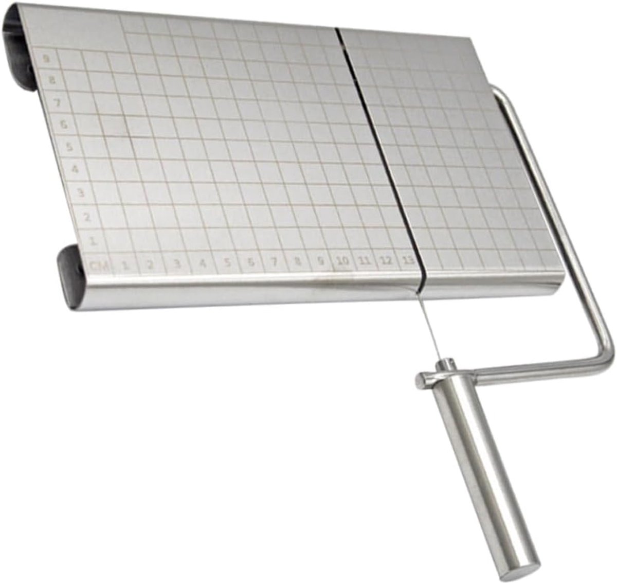 Kaassnijder set – Draadkaassnijder, kaasplank, worstsnijder, botersnijder, RVS, zilver