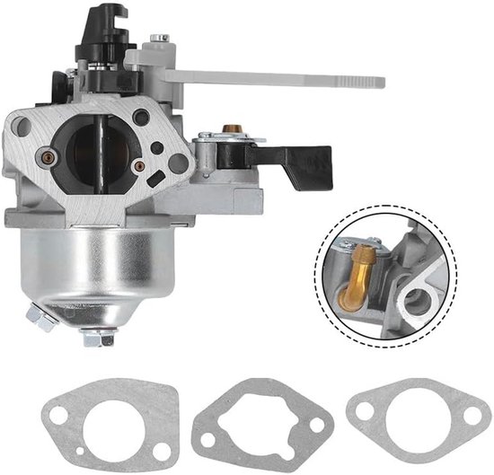 Carburateur Reparatiekit - Motoronderdelen Set - Grasmaaier Onderhoud - Duurzame Prestaties - 18 x 9 x 8 cm - Zilver van Merkloos — afbeelding 2