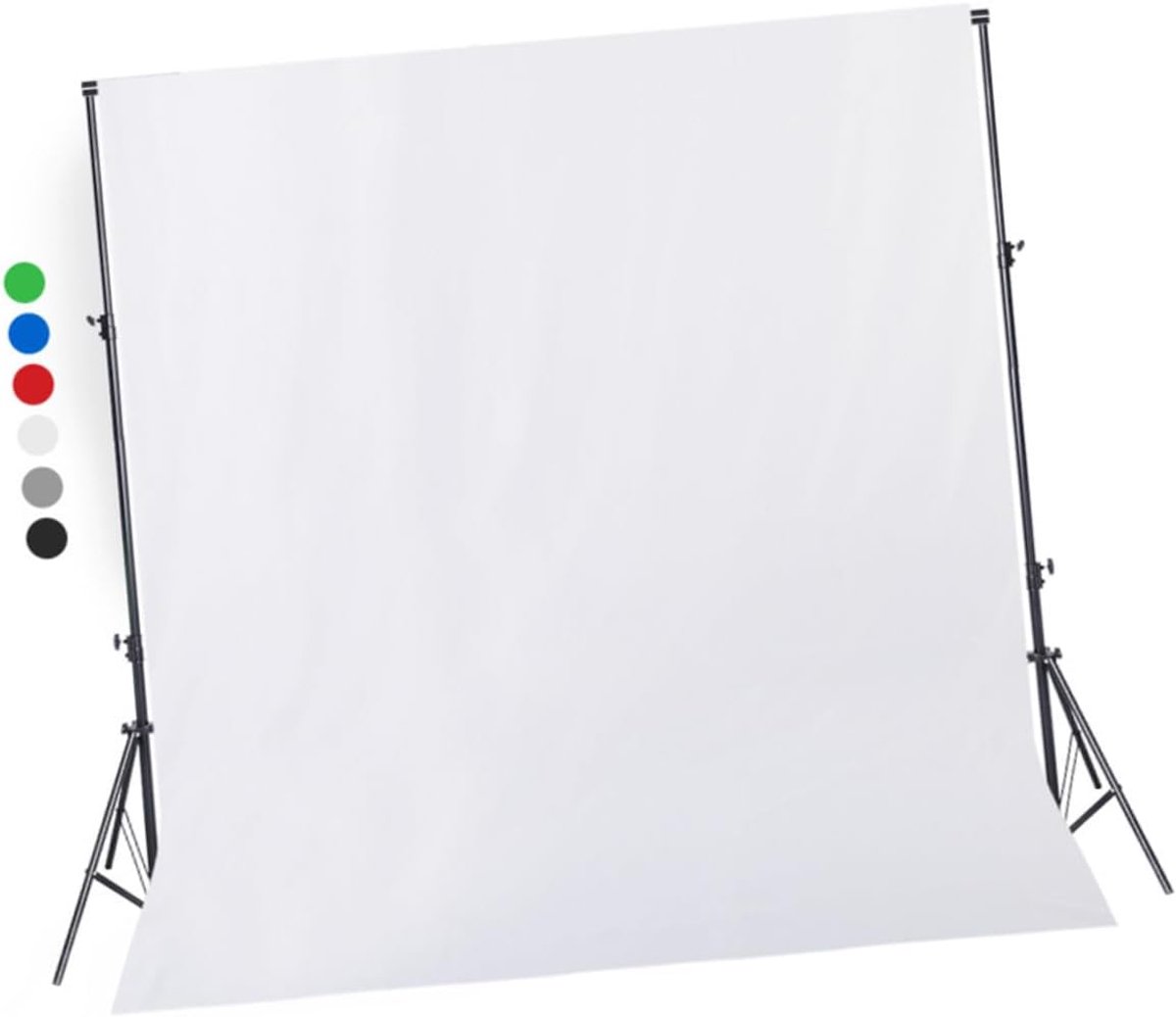 Fotografie Achtergrond - Stof Doek - Studio Opnames - Effen Kleur - 3x2 Meter - Wit