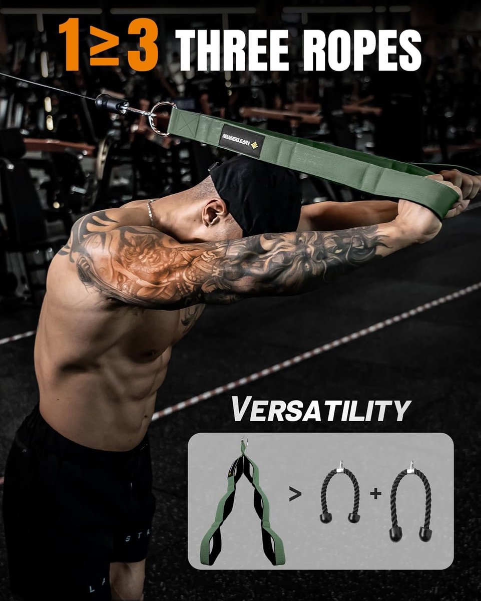 Verlengd Trainingskabel Touw voor Triceps Pushdowns en Facepulls