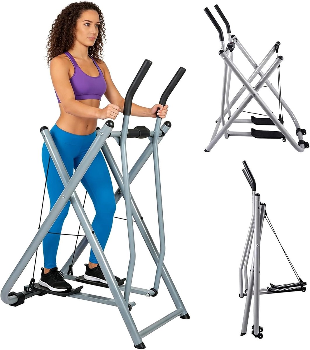 Elliptische Crosstrainer - Full Body Trainer - Thuis Fitness - Opvouwbaar Ontwerp - 111x74x136 cm