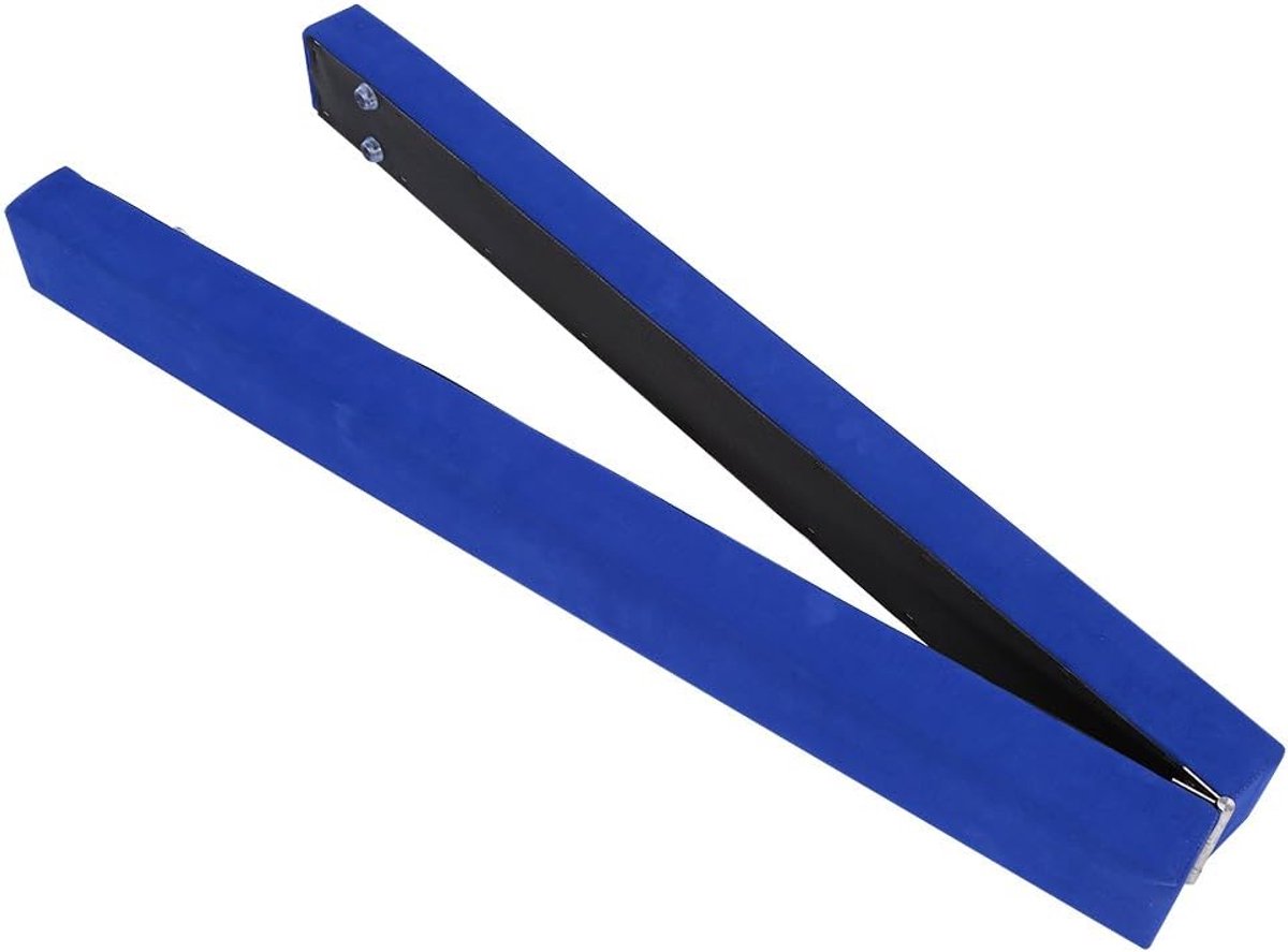 Evenwichtsbalk - Gymnastiek balk - Thuis training - Opvouwbaar ontwerp - 2.2 meter lang - Blauw