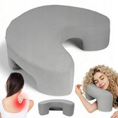 Ergonomisch Hoofdkussen NuMOON Hoofdkussen Met Aloë Vera En Bamboe Houtskool - Ergonomisch Voor Zijslapers, Hypoallergeen - Inclusief Gratis Sloop Ergonomic Pillow