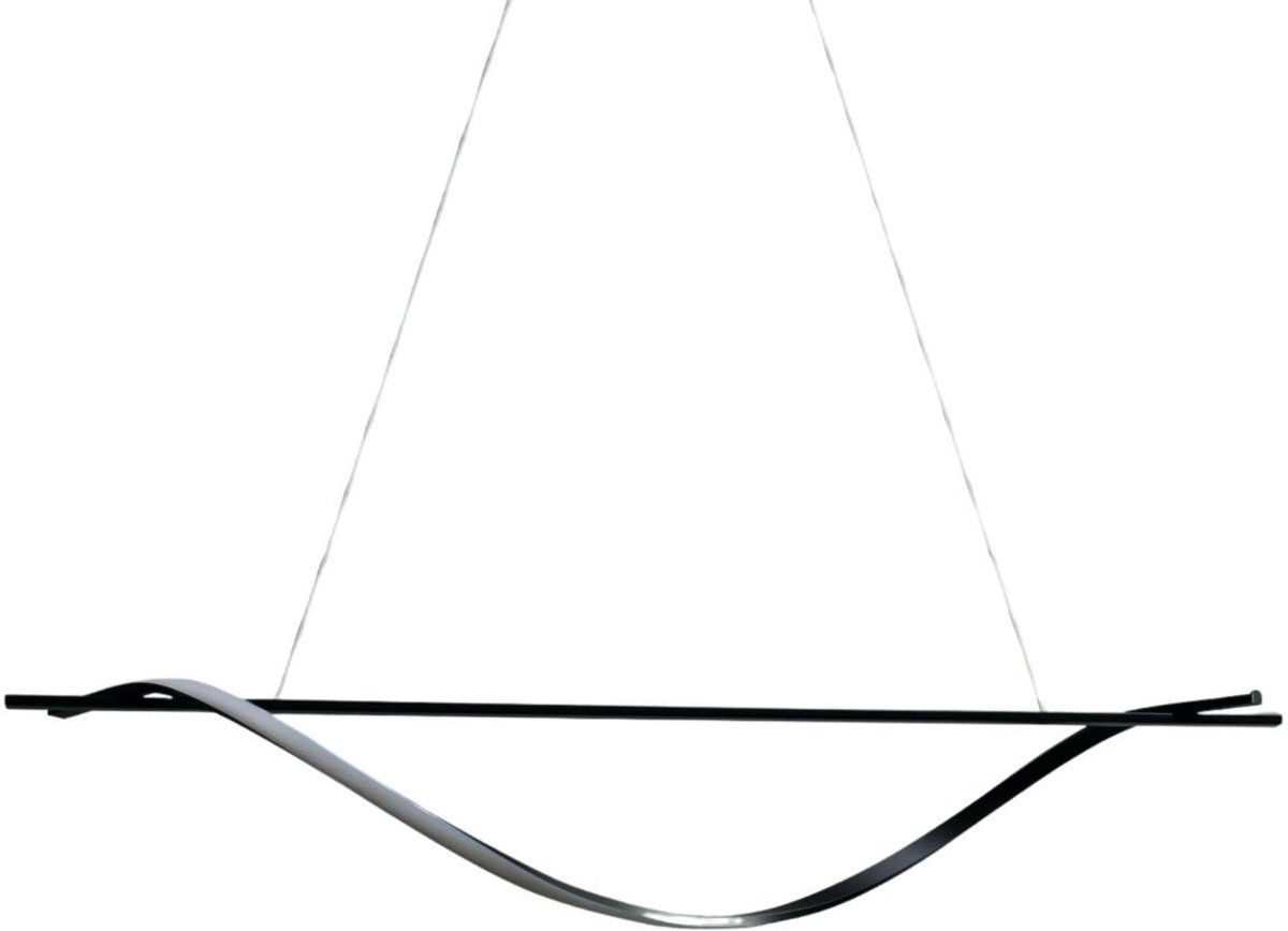 Kosilum - Hilda - Hanglamp - Zwart - Metaal