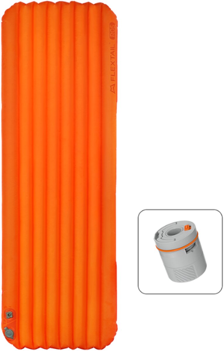 Flextail Tiny Sleeping Pad R05 AVS Automatische Slaapmat | Camping Matras Met Elektrische Pomp | R Waarde 5.6 | Backpacking Slaapmat | Kampeer Mat