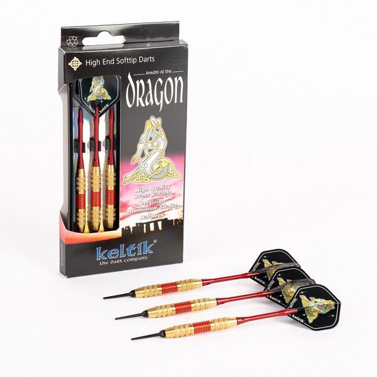 Softdart Soft Dart Pijlen Keltik Dragon Red 18 g — afbeelding 2