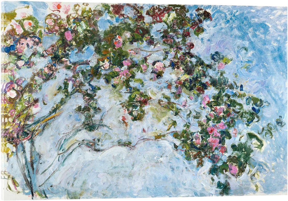 Acrylglas Schilderij - Moderne Kunst - Wanddecoratie Huis - UV Direct Print - 100 x 70 cm - Blauw