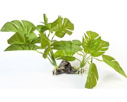 Repto Plant On Deco Three Tip Leaf kunstplant voor terrarium 29x26x17cm