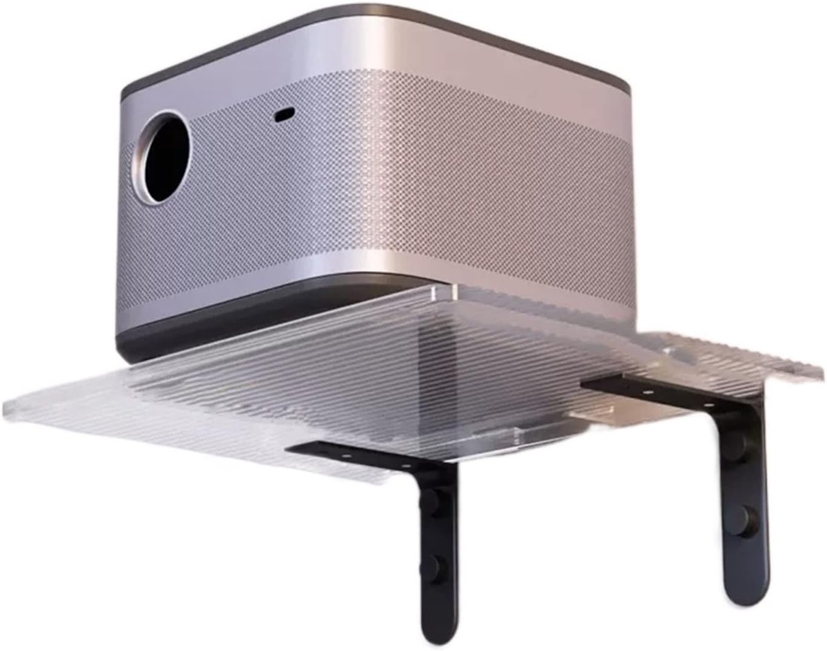 Projector Muurbeugel - Projector Plank - Ruimte Besparen - Aluminium Legering - 5kg Draagkracht - Zwart