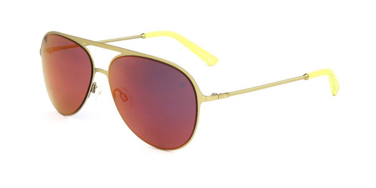 Web WE0136 Matte yellow 57/14/145 MAN Zonnebrillen