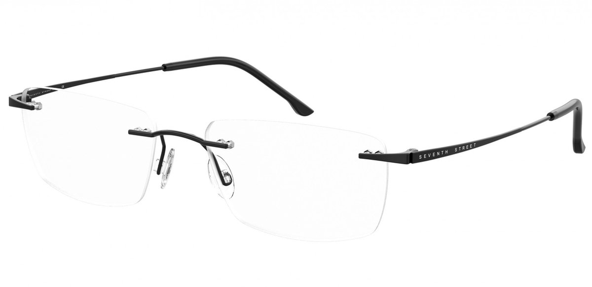 Seventh Street 7A 077 Black 54/17/145 MAN Brilmonturen