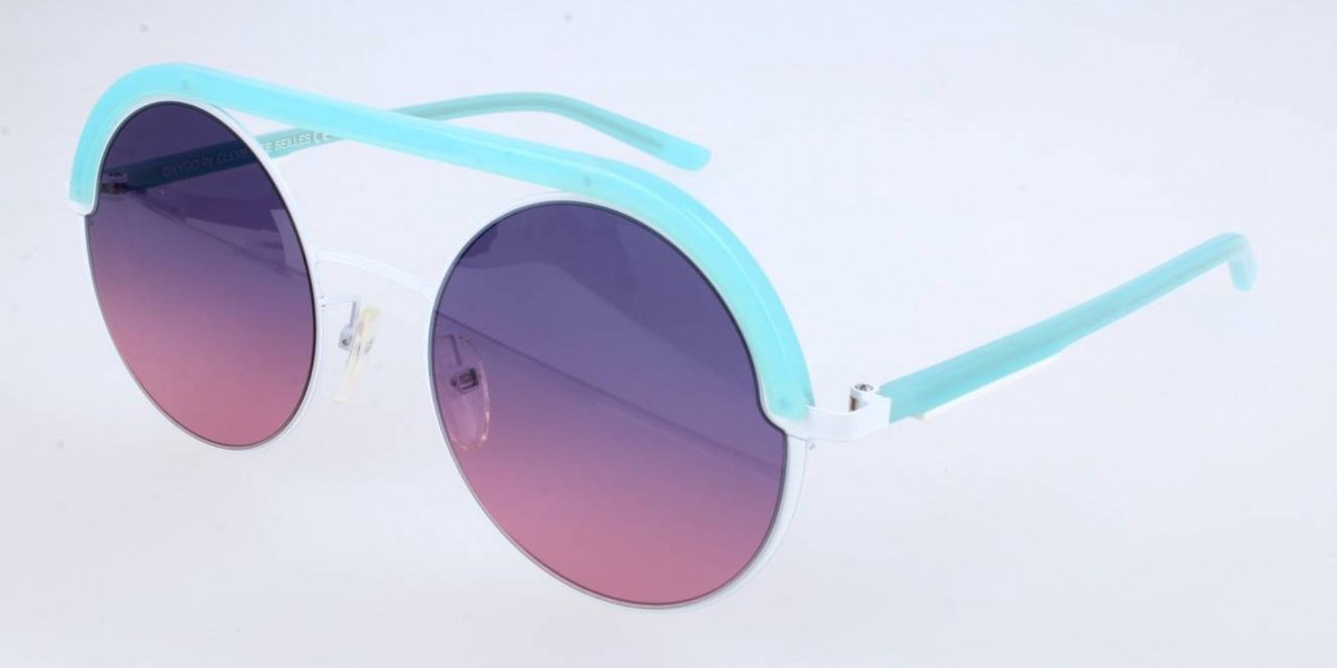 Oxydo OX PUNTO ALTO White turquoise 52/21/140 UNISEX Zonnebrillen