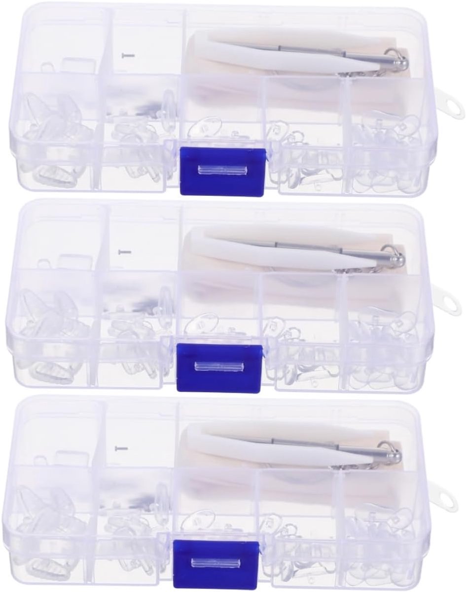 Bril Reparatie Set - Onderdelen Kit - Bril Onderhoud - Compleet Hulpmiddel - Diverse Maten
