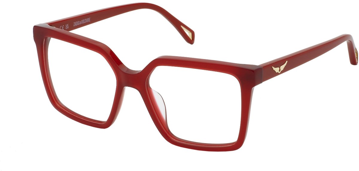 Zadig&voltaire VZV396 Rosso opalino lucido 53/16/140 WOMAN Brilmonturen