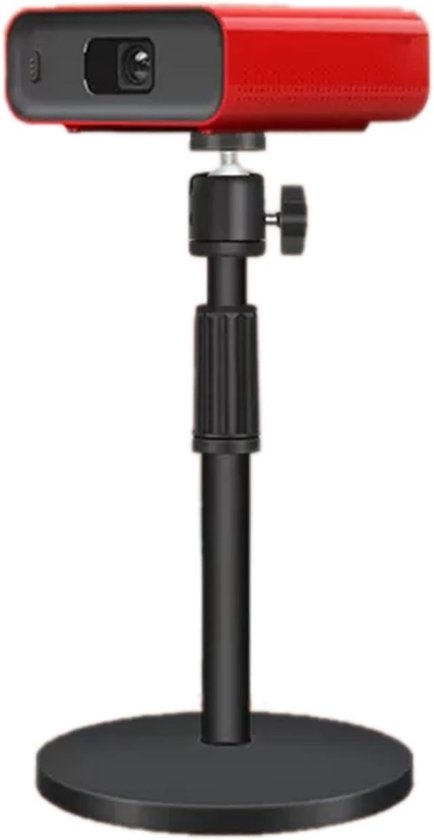 Projector Beugel Verstelbaar 40-60cm Desktop Standaard 360° Draaibaar Koolstofstaal Wit