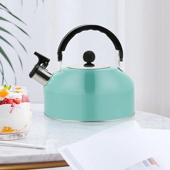 Kampeer Waterkoker - Fluitketel Buiten - Koken Op Gas - Inklapbaar Handvat - 3 Liter Capaciteit - Rood — afbeelding 4