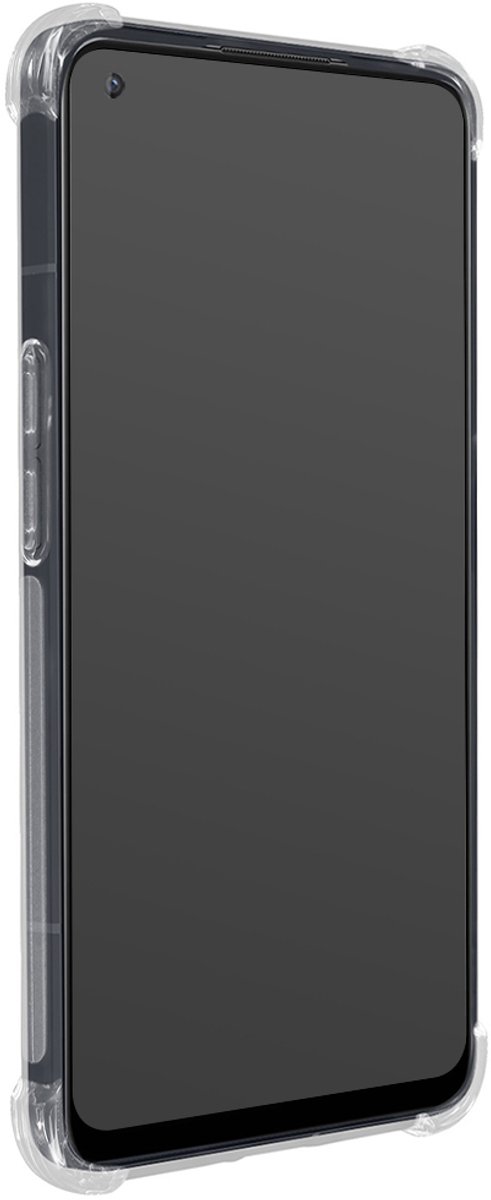 OPPO, Case voor Reno 8 Lite Versterkte siliconen, Transparant