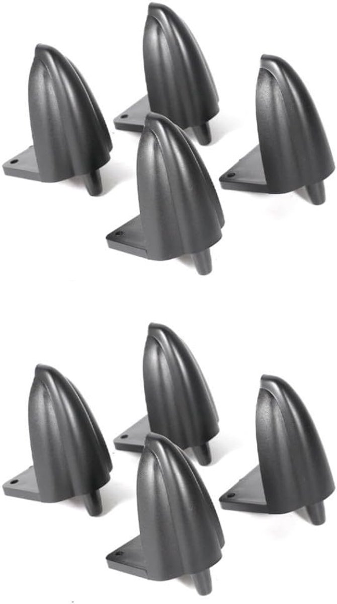 Luidspreker Voeten - Isolatie Spikes - Verbeter Geluid - Effectieve Demping - 15mm Hoog - Zwart