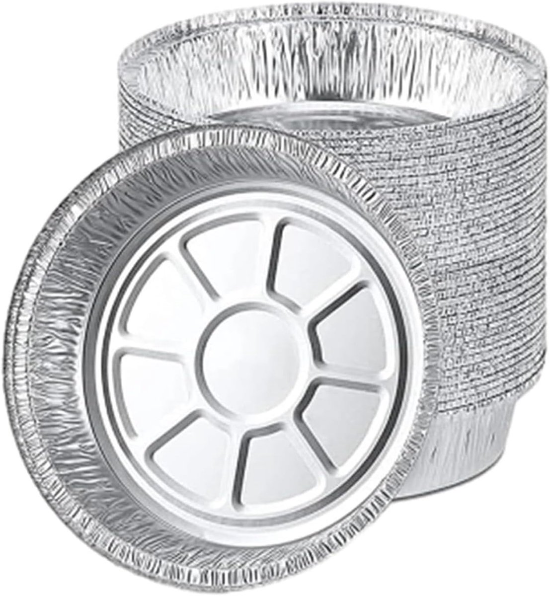 Airfryer Bakjes - Folie Lijnen - Schoon Koken - 50 Stuks Set - 18.5 cm Diameter