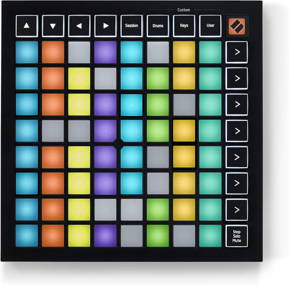 MIDI Controller - Grid Controller - Muziek Maken - 64 RGB Pads - Compact Lichtgewicht - Zwart