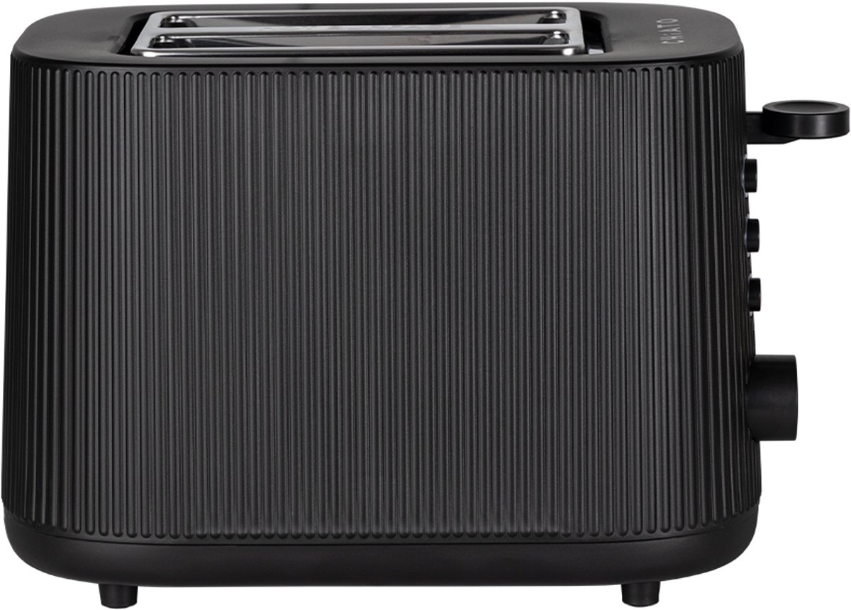 CHiATO toastPLAY Groove Broodrooster - Zwart