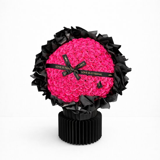 Kunstbloemen rozen box - 200 Geurende nepbloemen - LA Roselle Amsterdam