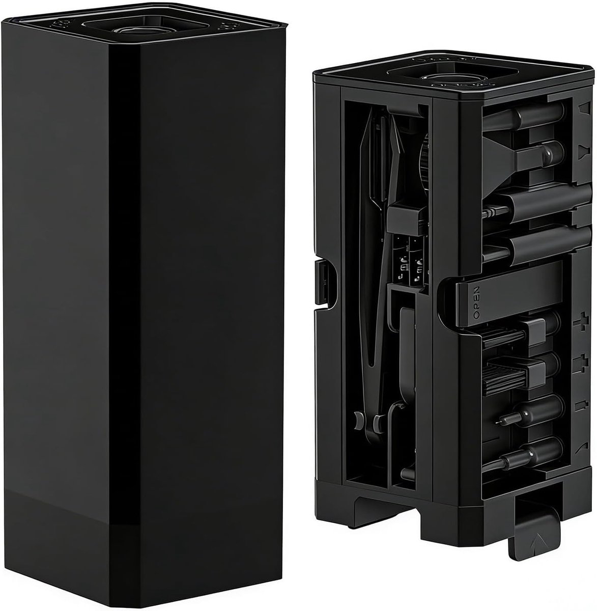 Telefoonluidspreker Schoonmaakset - Veelzijdige set - Elektronica onderhoud - Compacte opbergdoos - 142 x 58 x 57 cm - Zwart