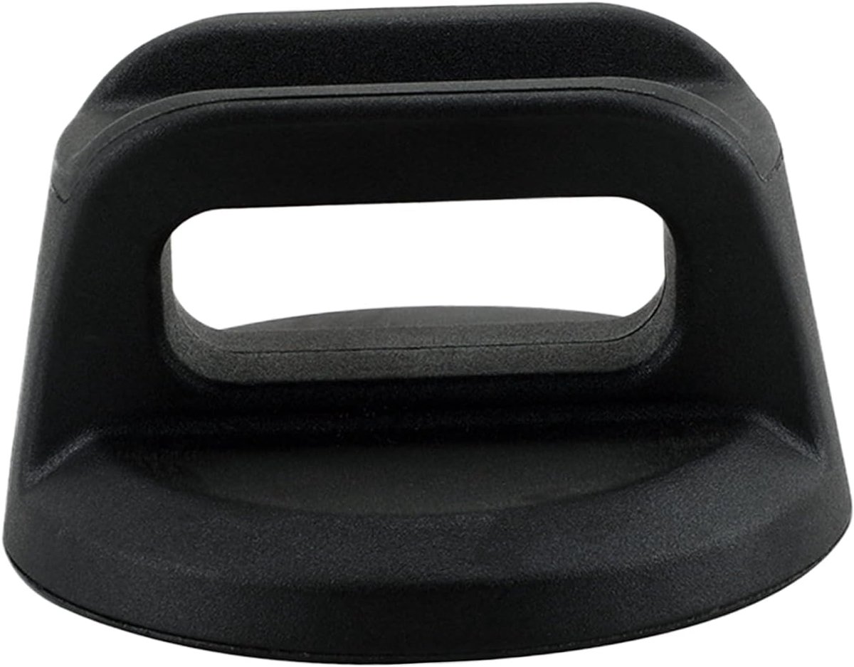 Deksel Knop - Pannen Handgreep - Keuken Gebruik - Hittebestendig Isolatie - 6.8x6.6cm - Zwart