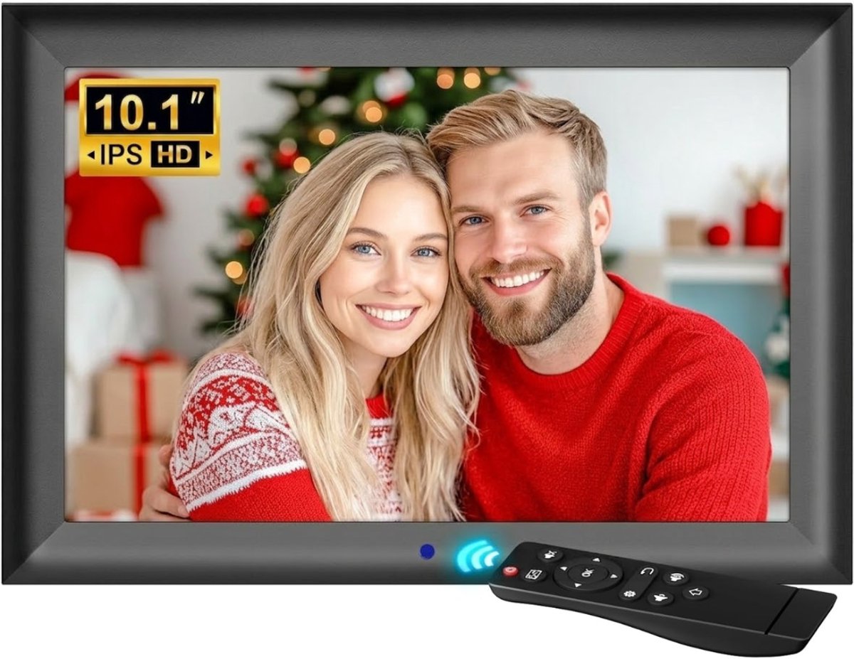 FlexVer® Digitale Fotolijst - Fotokader - Frameo - 10.1 Inch - Zwart