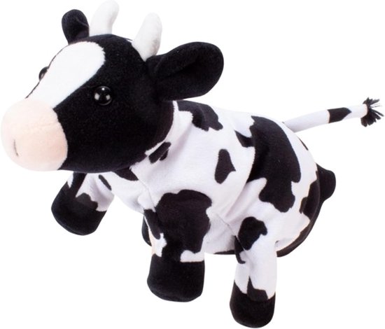 Handpop Eekhoorn - Knuffelpop Dier - Rollenspel Educatie - Zacht Katoen Materiaal - 13 x 20.5 x 22.5 cm — afbeelding 3
