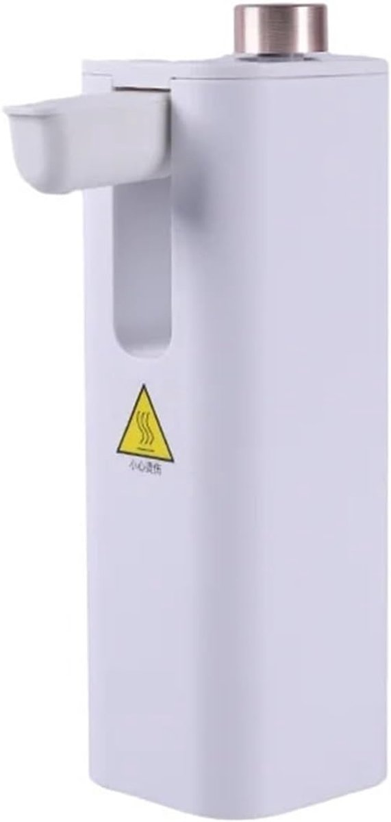 Heetwaterdispenser - Draagbare waterkoker - Direct warm water - Compact en snel - 25cm hoog - Wit