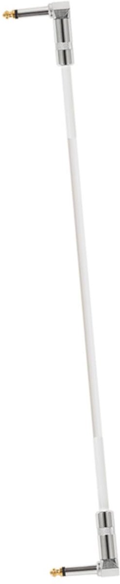 Instrumentkabel - Audiokabel Gitaar - Muziek Overdragen - Interferentiearm Signaal - 30 Cm - Wit