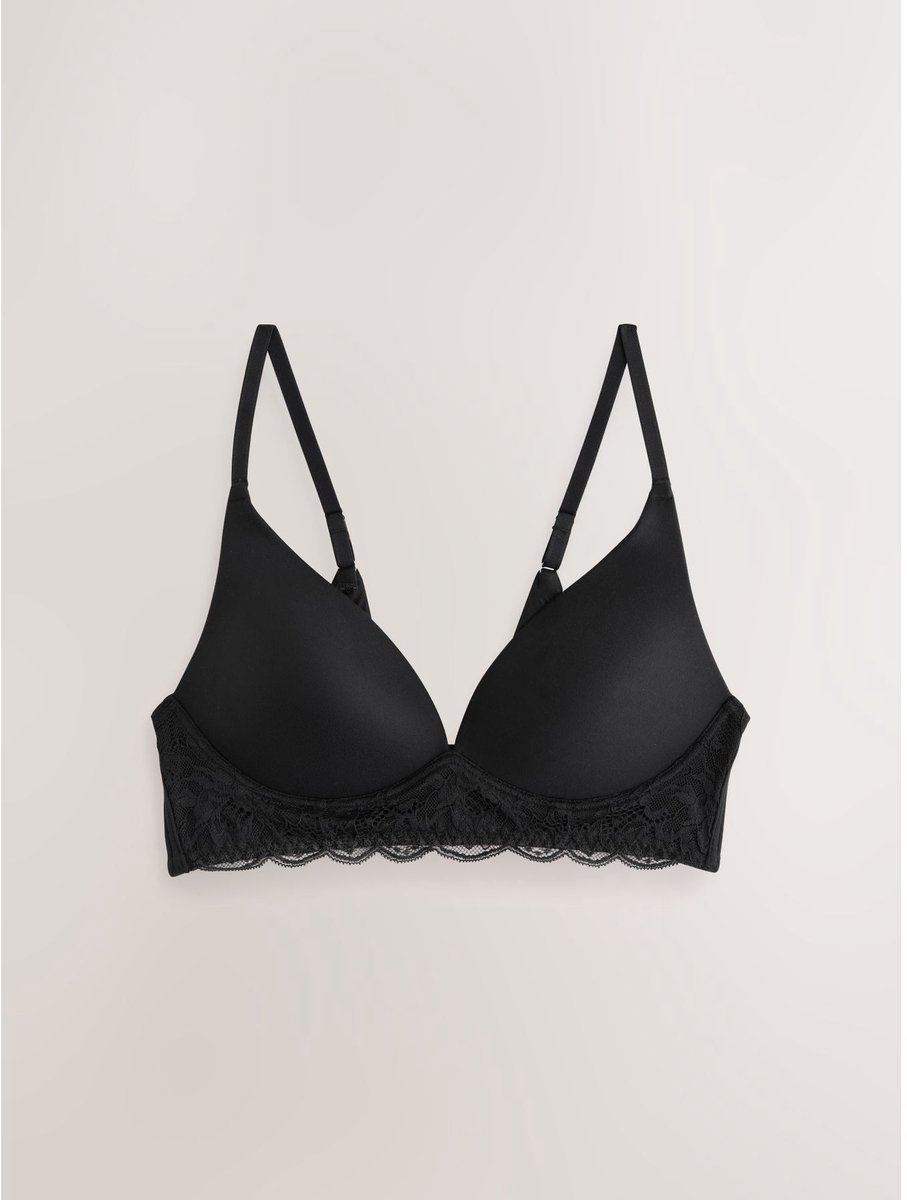 Next Dames - Ultimate Comfort loungebeha, met vulling, zonder beugel - Zwart Black