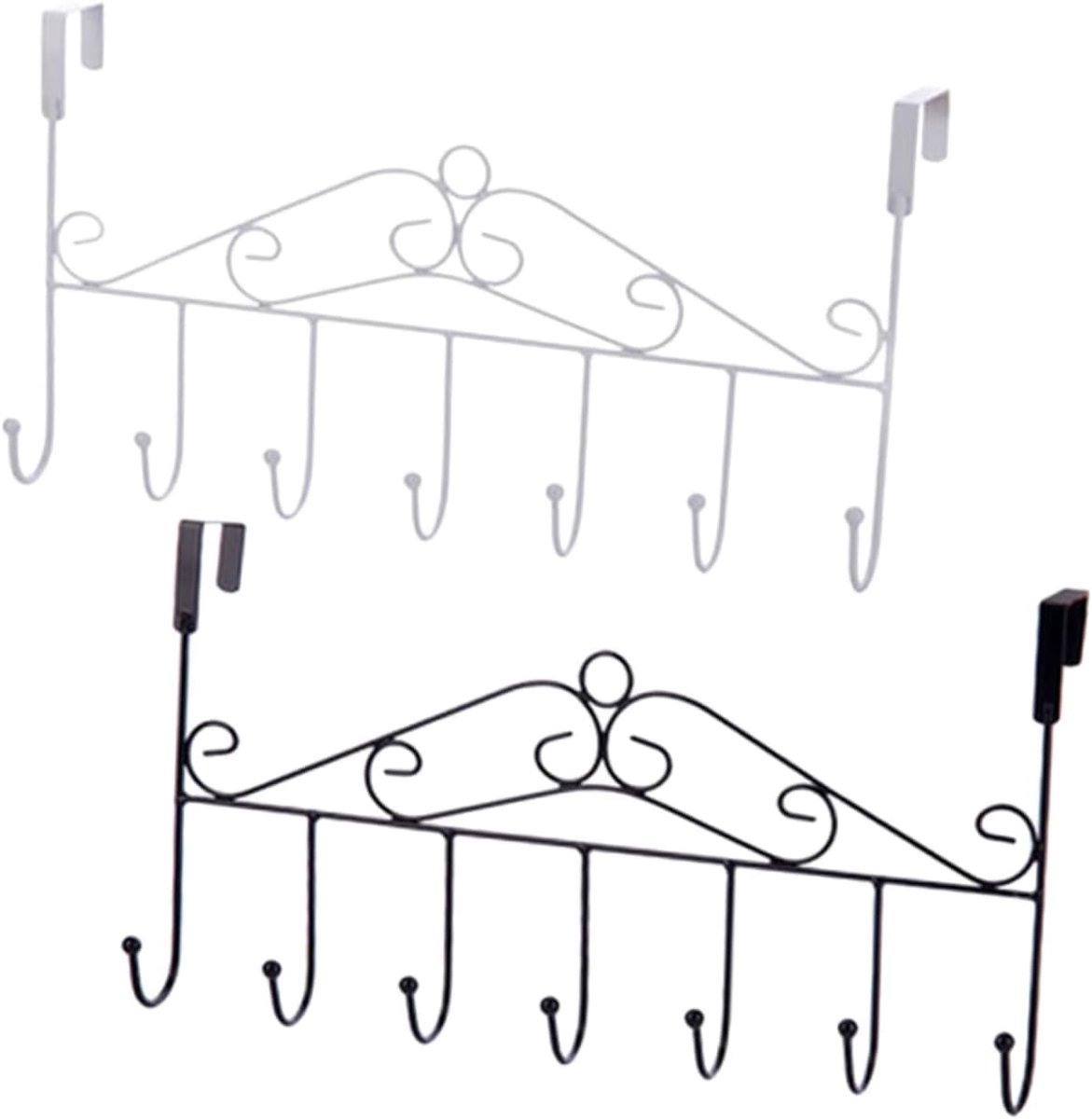Deur Hanger - Kleding Haak - Ruimte Besparen - Verstelbare Haak - 42x23cm - Diverse Kleur