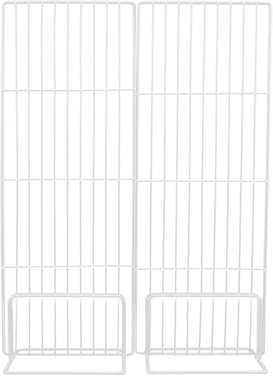Vriezer Verdeler - Koelkast Organizer - Voedsel Scheiden - Stevig IJzerdraad - 46x32x9.8cm - Wit