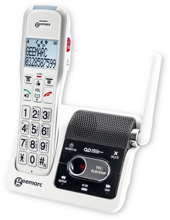 Geemarc Amplidect 595 U.L.E. draadloze telefoon foto 2