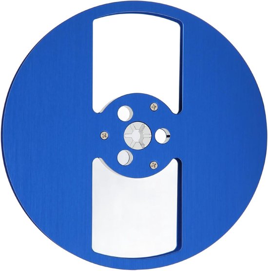 Lege Spoel - Aluminium Spoel - Audio Opnames - Universele Compatibiliteit - 7 Inch - Blauw — afbeelding 2