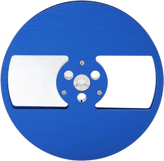 Lege Spoel - Aluminium Spoel - Audio Opnames - Universele Compatibiliteit - 7 Inch - Blauw — afbeelding 3