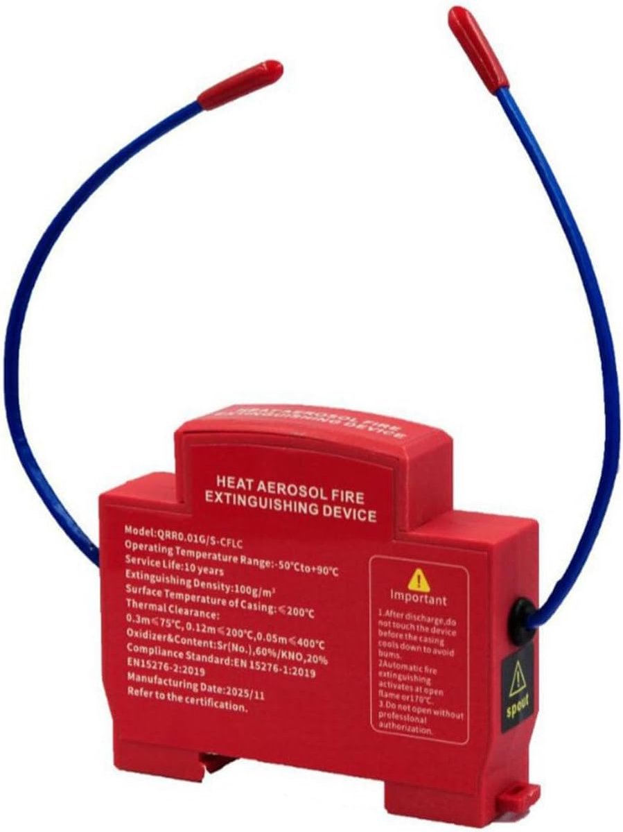 DIN Rail Apparaat - Gids Rail Tool - Veilige Installatie - Vlamvertragend ABS - 9x6x2 cm - Rood
