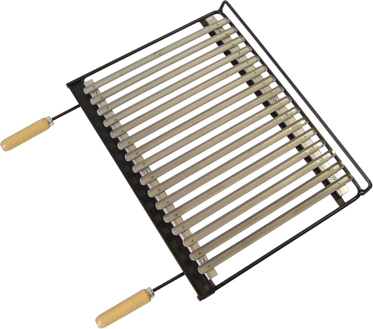 Grillrooster - BBQ Rooster - Buiten Koken - Roestvrij Staal - 68 x 40 cm - Zwart