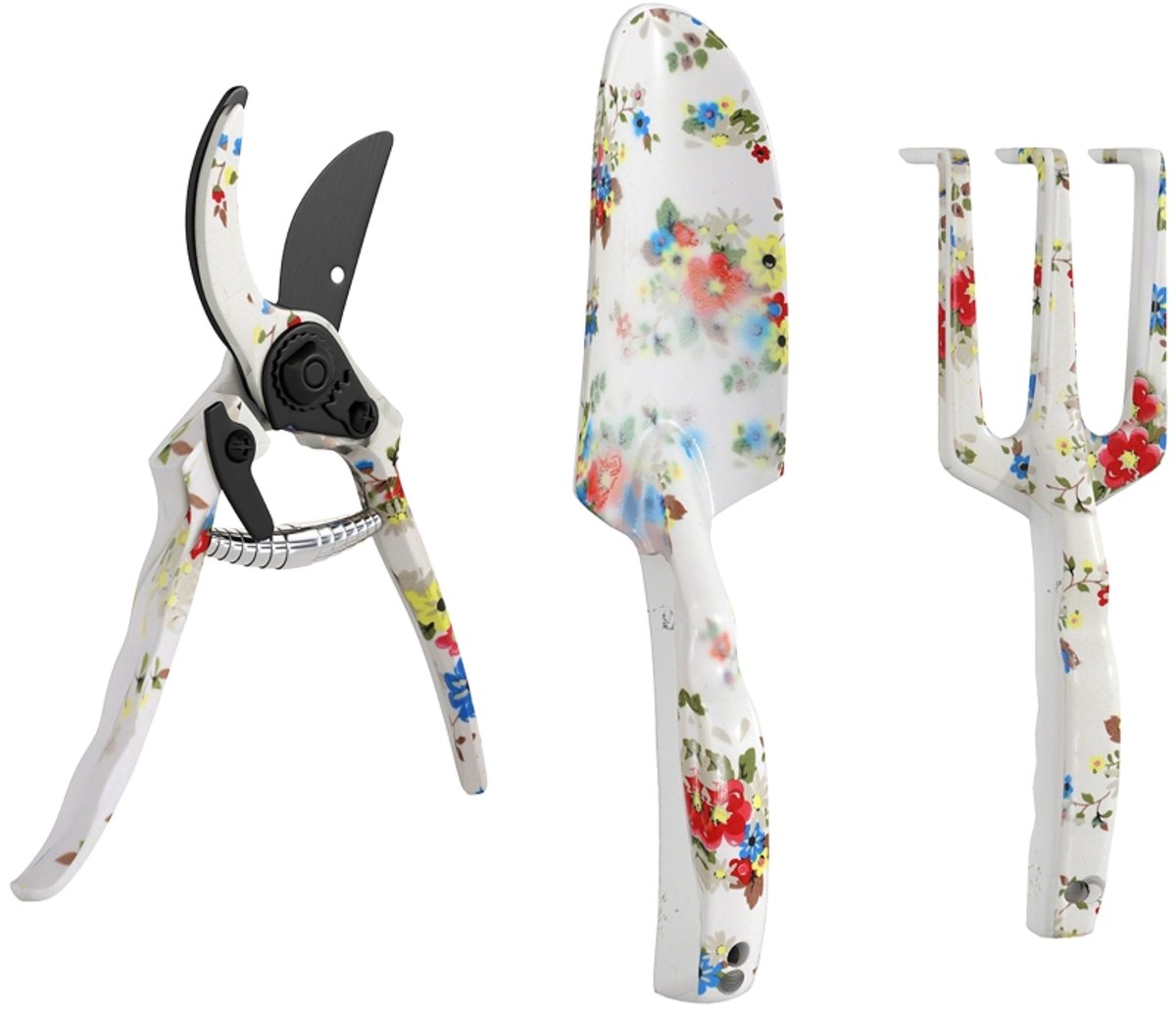 Daity Deze driedelige aluminium tuingereedschapset, bestaande uit een snoeischaar, een tuinschep en een handhark, is ideaal voor het snoeien van planten.