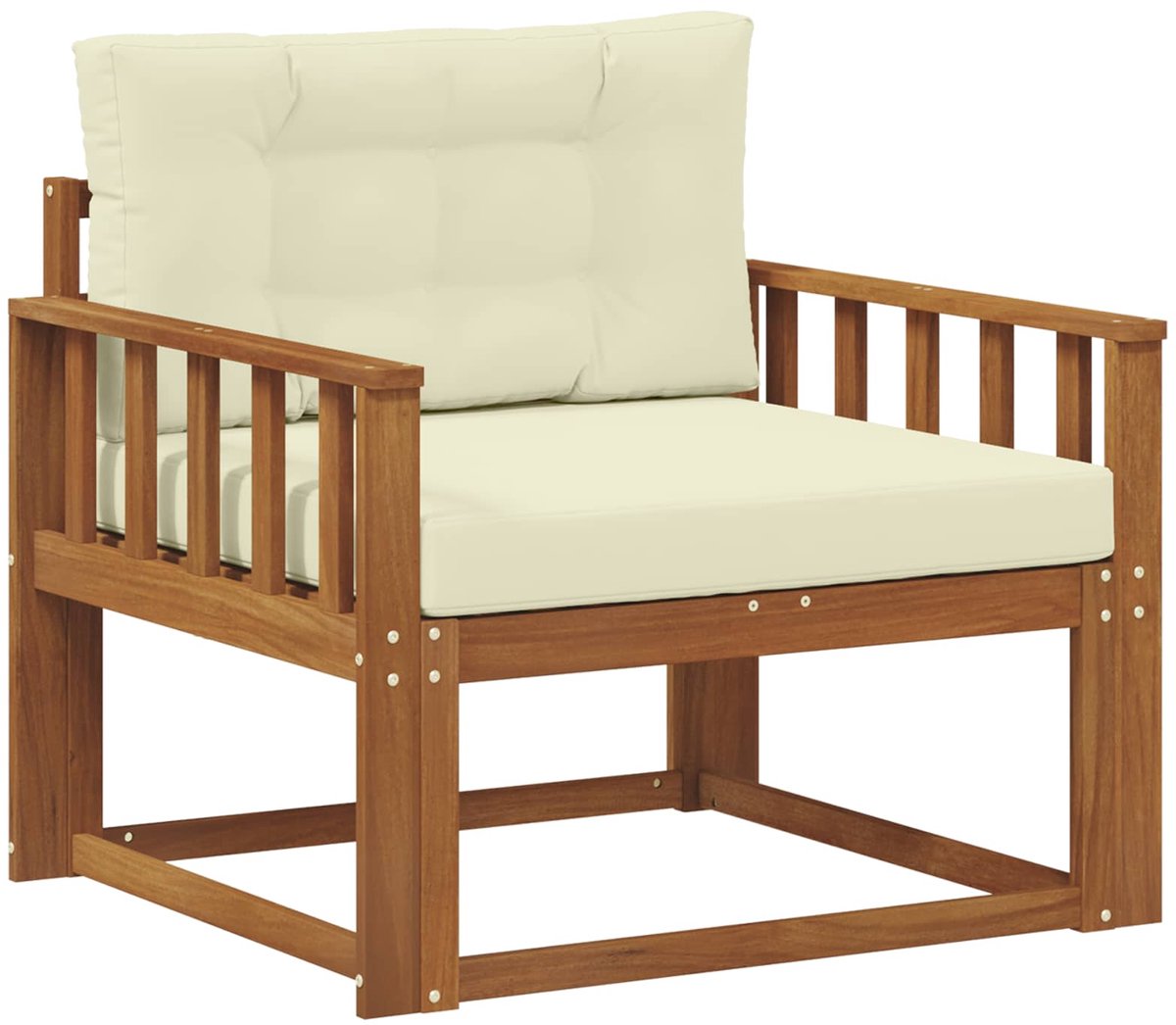 vidaXL - Buiten - Midden - Sofa - Naturel