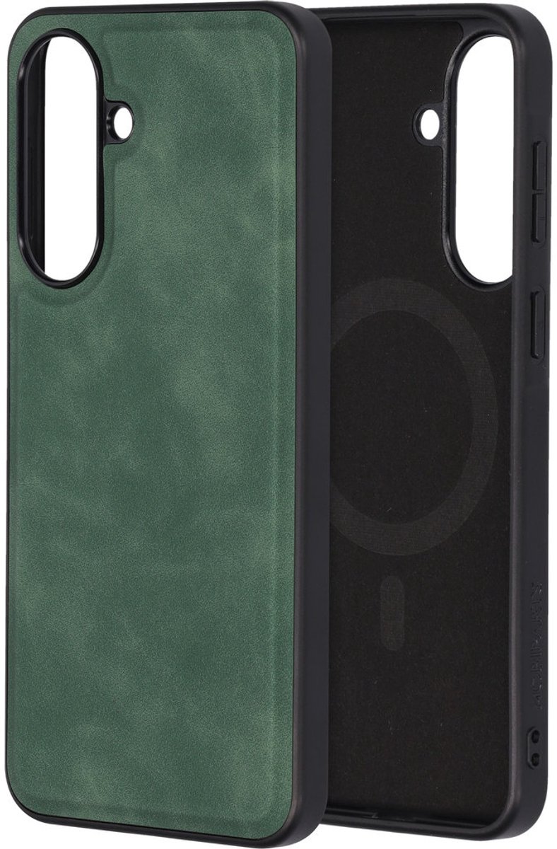 Mobiparts Classic Backcover geschikt voor Samsung Galaxy A37 Emerald - Groen - MagSafe